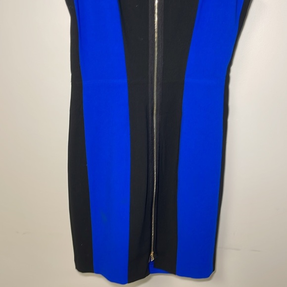 Cache Black & Blue Color Blocking Dress - Women’s Size 10 - Picture 7 of 10
